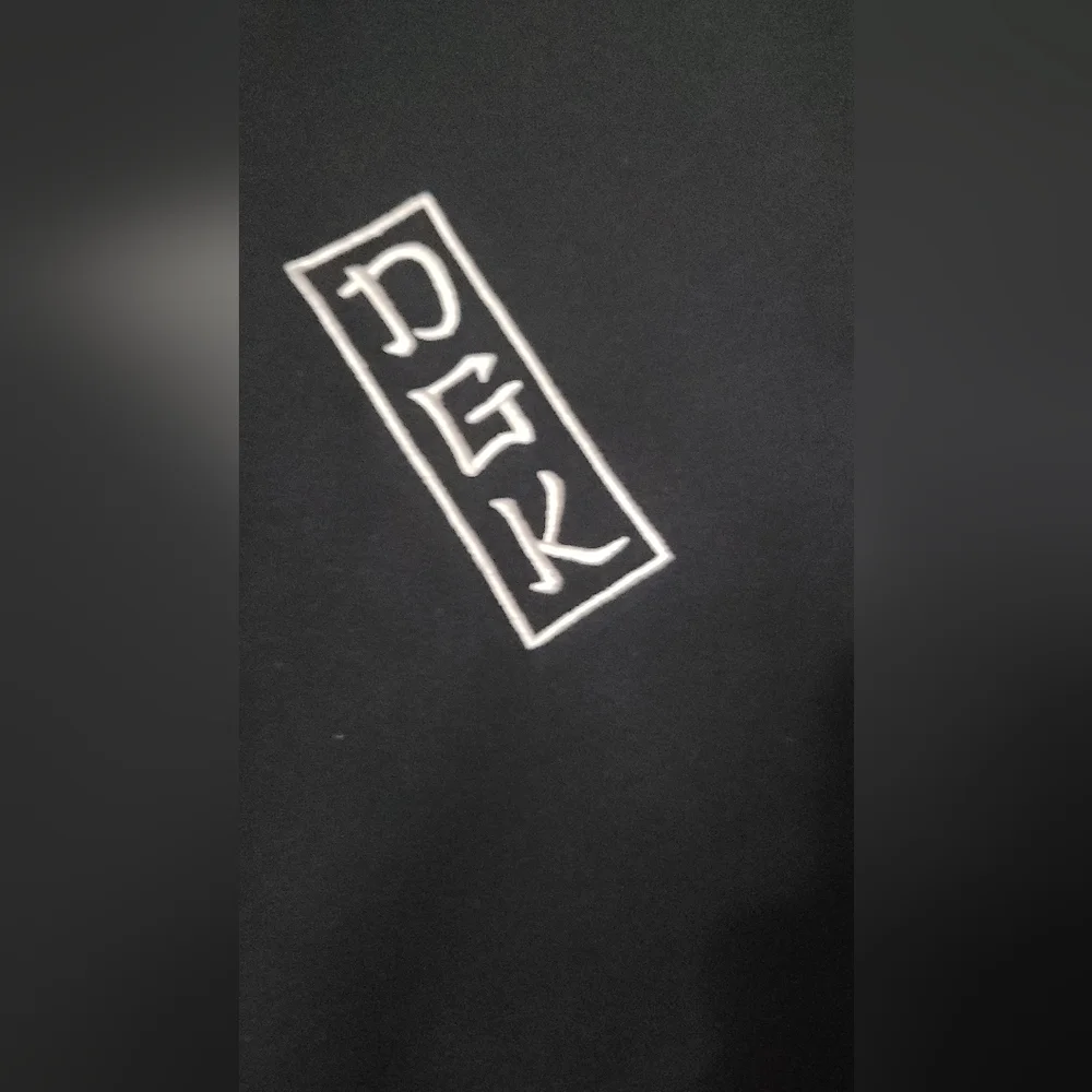 Black Sweater with White Accents - Picture 5 of 6